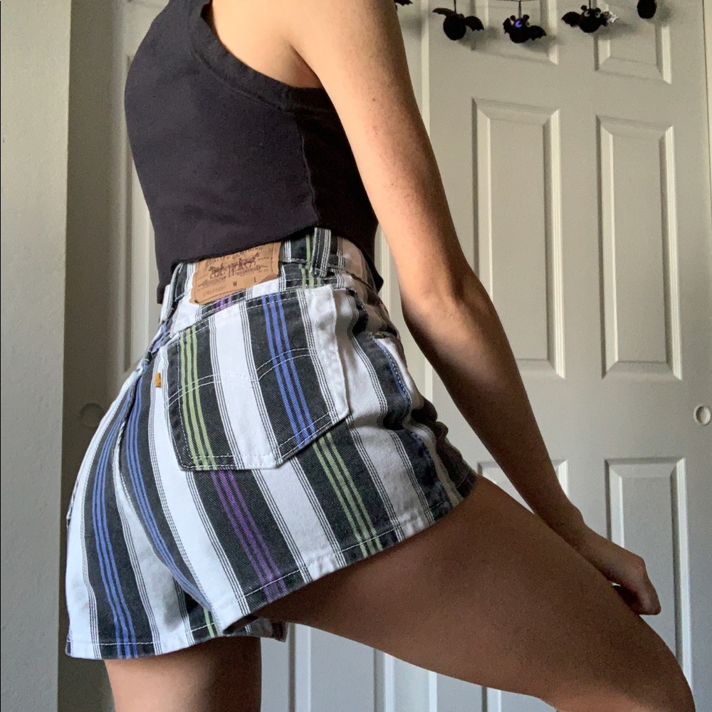 LEVIS / striped denim - Picture 2 of 5